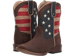 Kids American Patriot Roper Boot