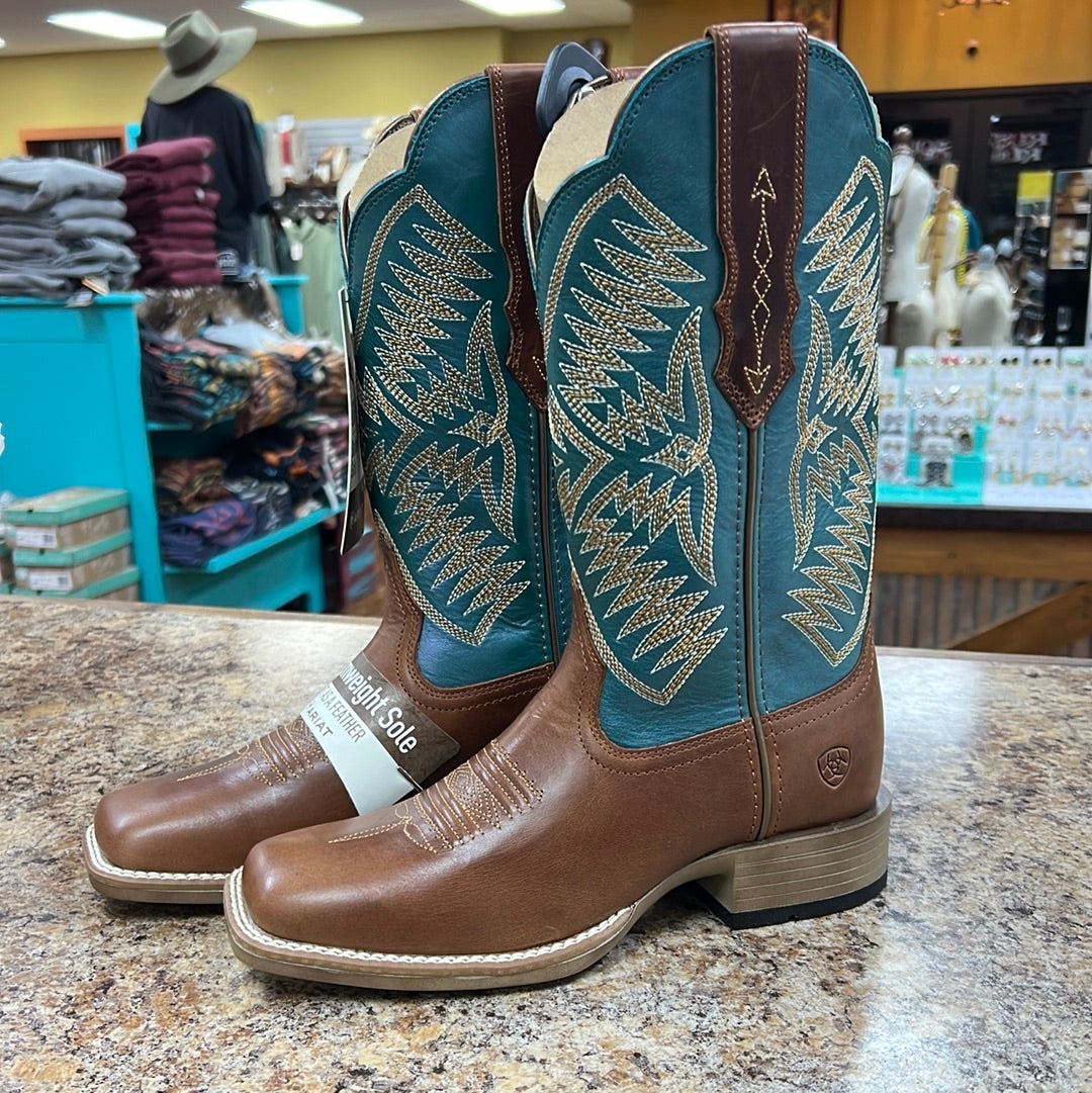 Round Up Ariat Women's Springfield Rubber Boots Black Cowboy Boots