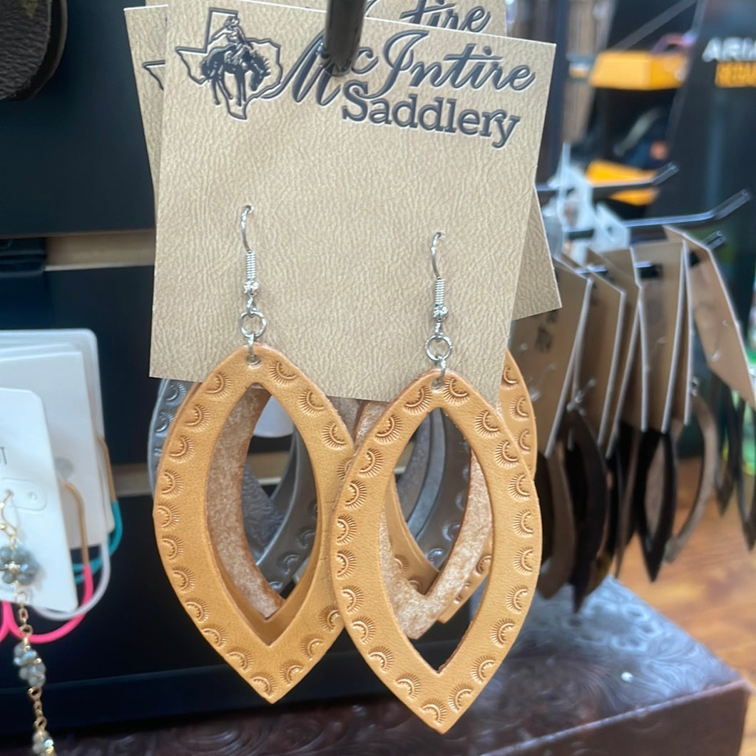 Cut Out Oval Earring