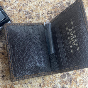 Ariat Dark Brown Leather Wallet