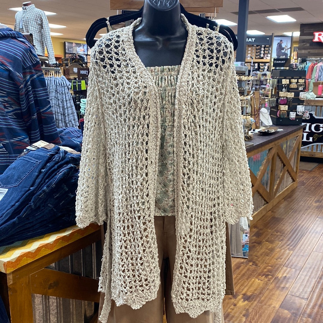 Women’s Natural Ivory Knitted Cardigan