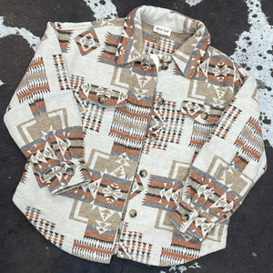 Women’s Aztec Natural Color Shacket