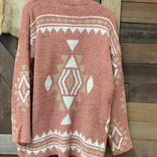 Load image into Gallery viewer, Very J Brick Aztec Cardigan