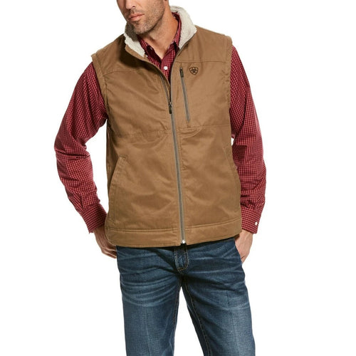 Ariat Men’s Grizzly Canvas Vest Cub