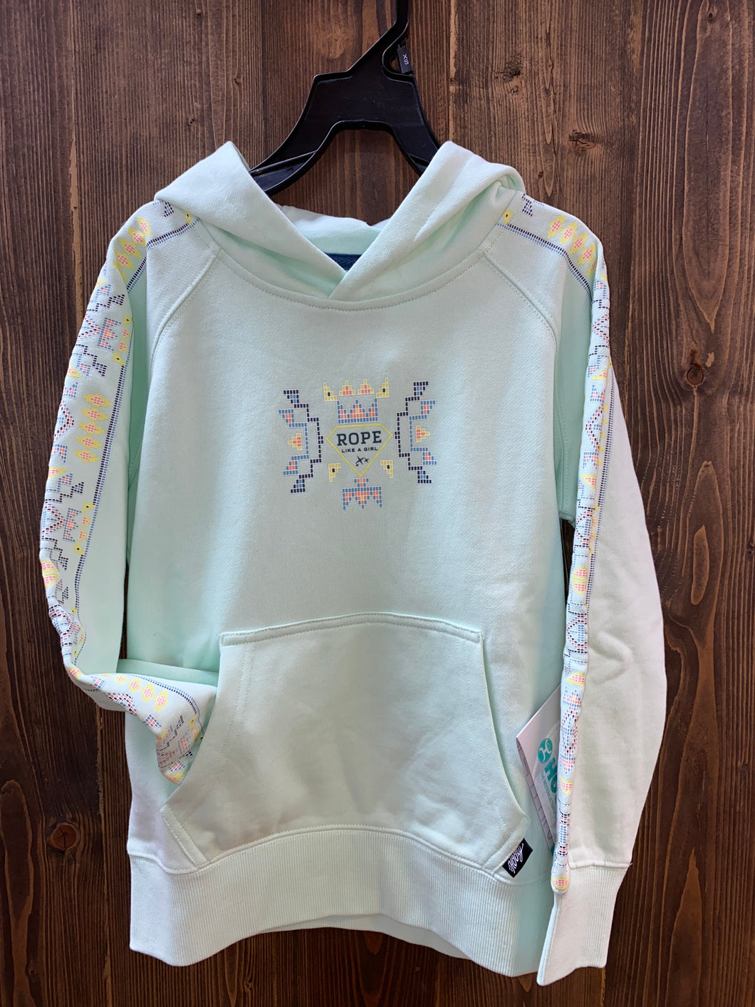 Hooey Youth Rope Like A Girl Mint Hoody