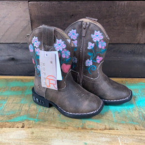 Toddler Girls Light Up Roper Boots