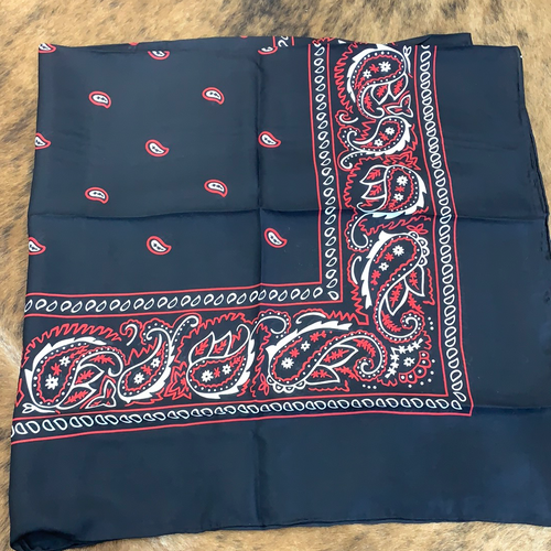 XL Black Bandana Wild Rag