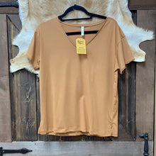 Load image into Gallery viewer, Cotton V Neck Basic Tee