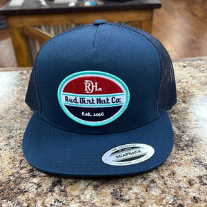 Re-Ride Navy Red Dirt Hat