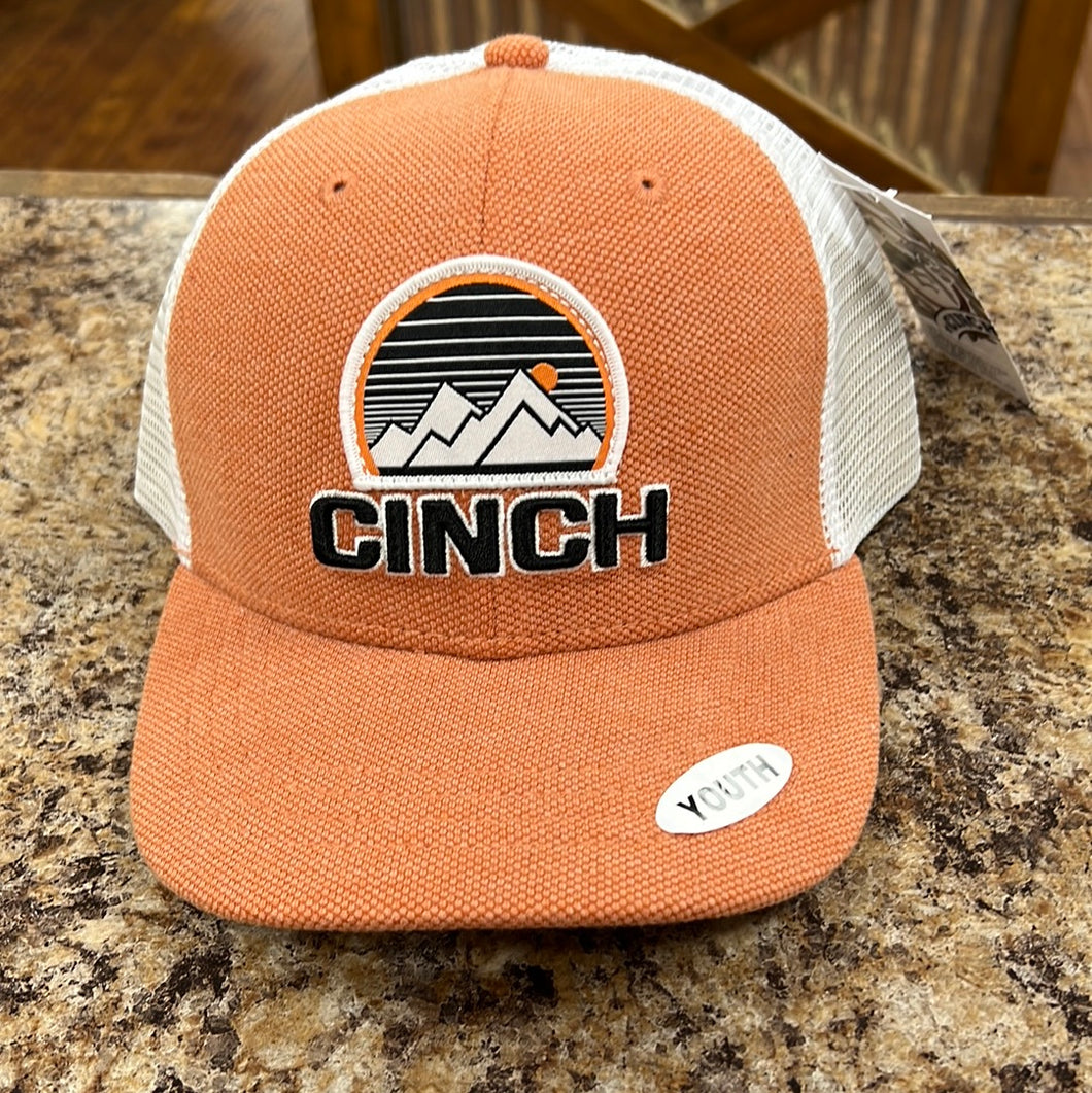 Youth Boys Orange Trucker Cap