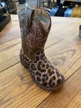 Load image into Gallery viewer, Toddler Pink Glitter Leopard Boot