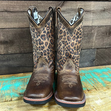 Load image into Gallery viewer, Girl’s Dan Post Makucha Leopard Boot