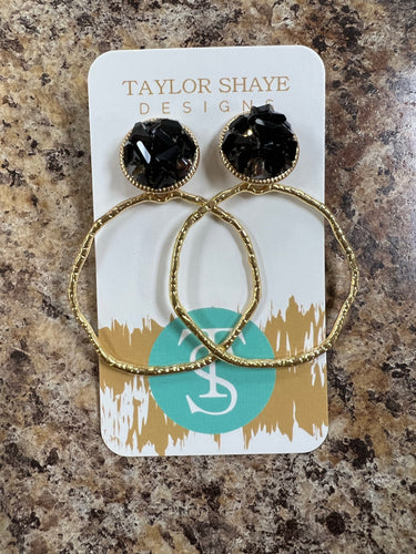 Taylor Shaye Glass Hoops