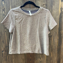 Load image into Gallery viewer, Lurex Round Neck Knit Top