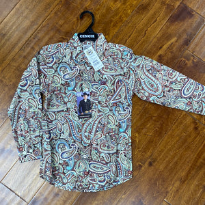 Cinch Boy’s Paisley Shirt