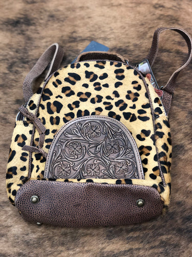 Leopard Print Backpack