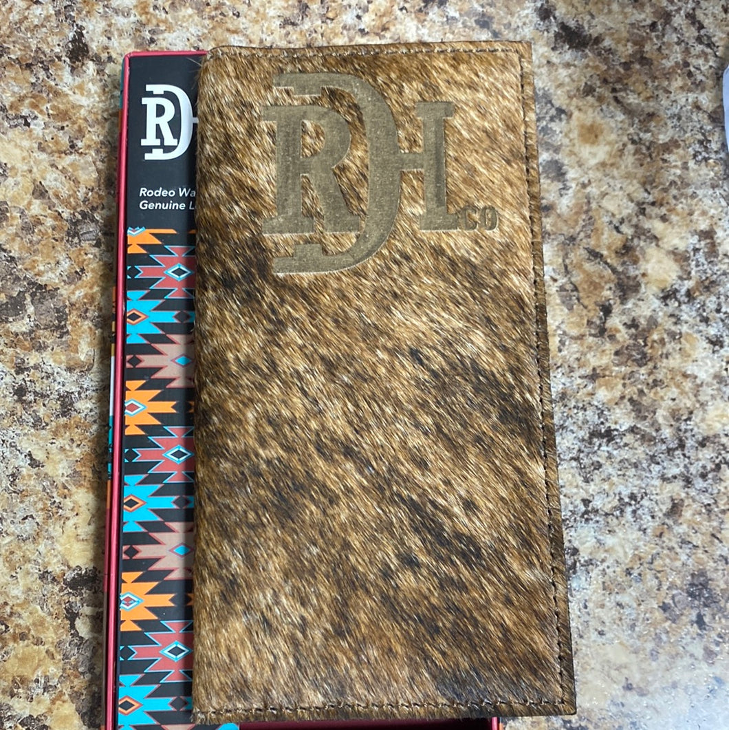 Red Wallet Natural Brindle Rodeo Wallet.