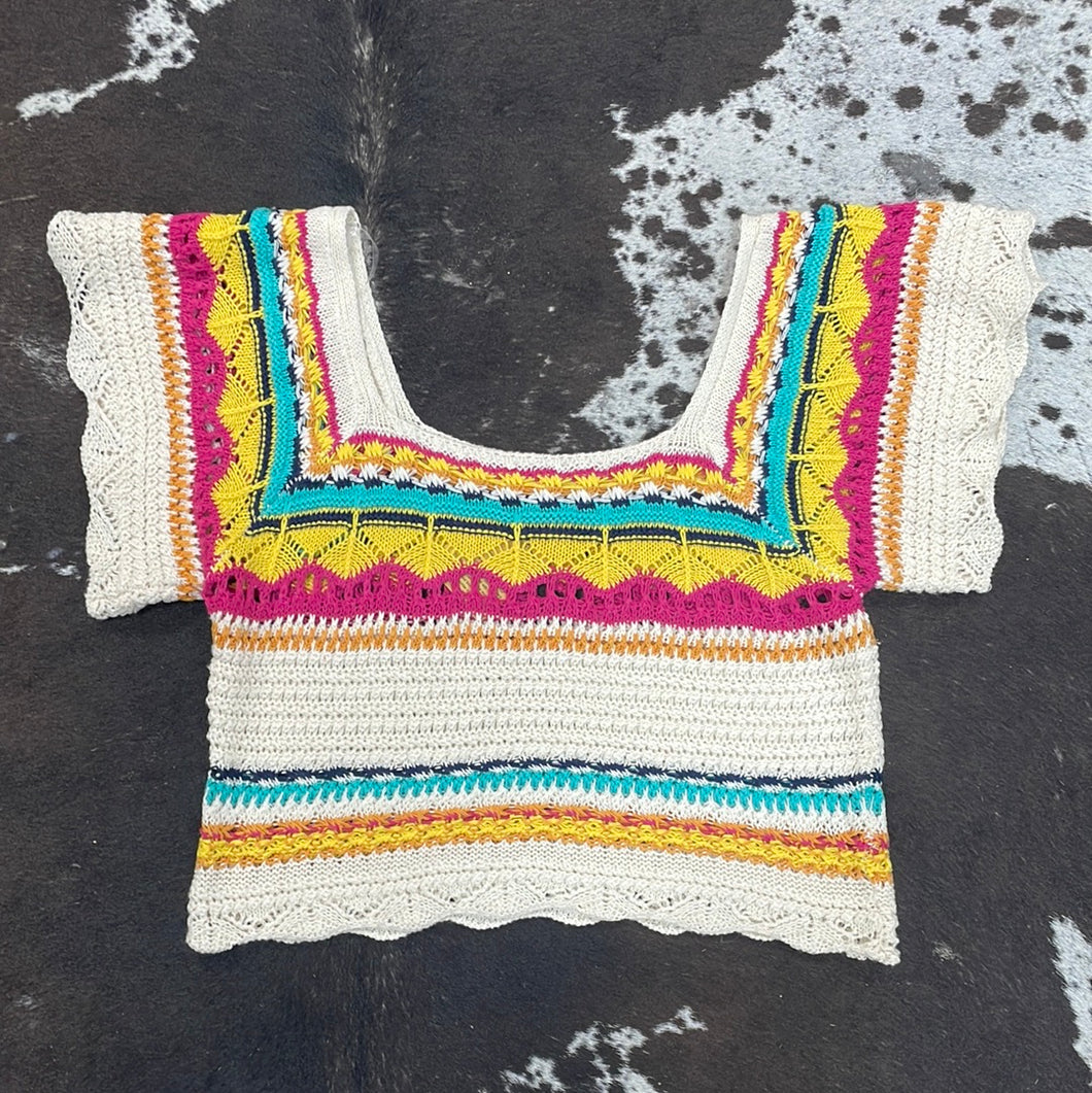 Women’s Multi Color Knit Top