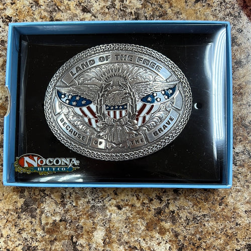 Land Of The Free Belt Buckle