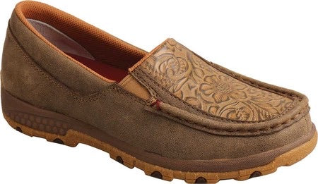 Tooled Twisted X Slip Ons