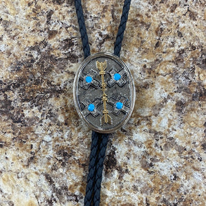 Turquoise Arrow Bolo