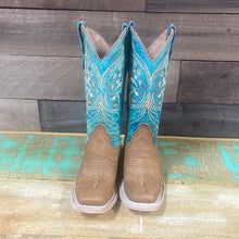 Load image into Gallery viewer, Girls Turquoise Butterfly Boot