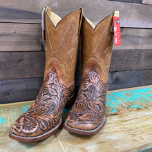 Load image into Gallery viewer, Men’s Stetson Hand-tooled Leather Boot