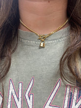 Load image into Gallery viewer, Taylor Shaye Lock &amp; Toggle Necklace