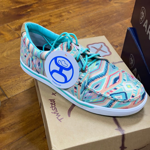 Twisted X Hooey Blue Aztec Lopers