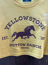 Load image into Gallery viewer, Women’s Cropped Yellowstone Tee