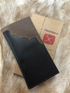 Twisted X Distressed Overlay Rodeo Wallet