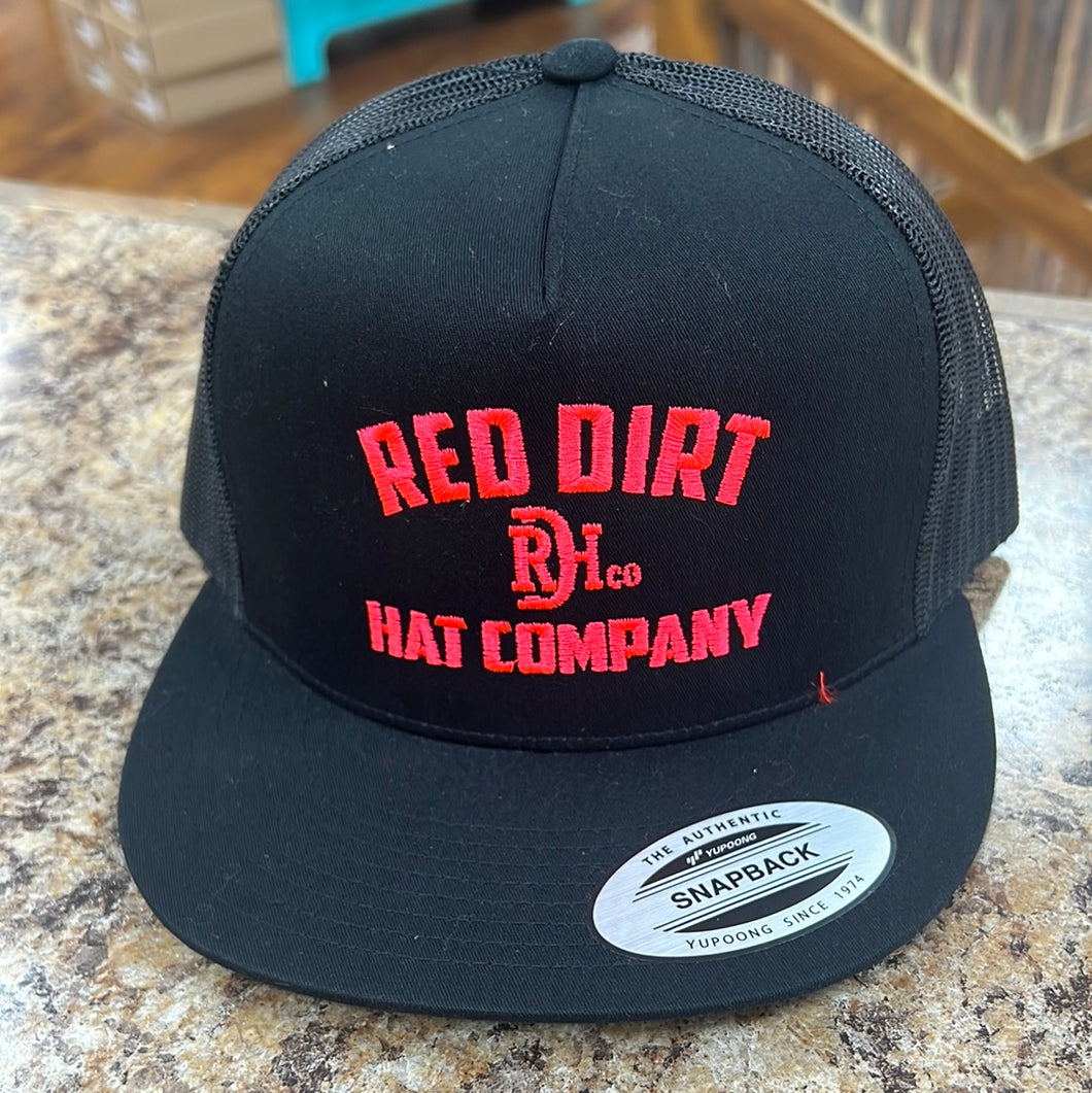 Hot Pink & Black Red Dirt Hat
