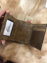 Load image into Gallery viewer, Twisted X Barbed Wire Trim Trifold Wallet