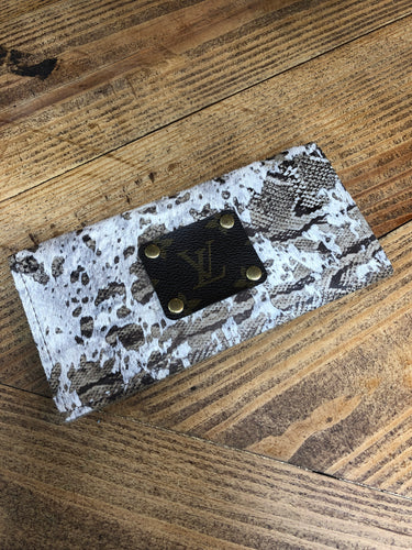 LV Snake/Cowhide Wallet