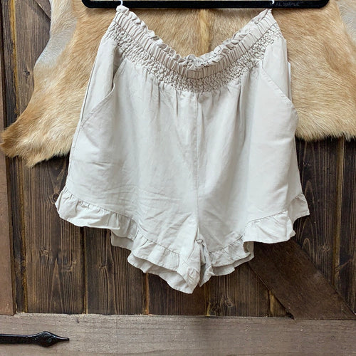 Wishlist Sand Ruffle Shorts