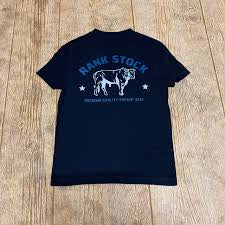 Black Chambray Crew Neck Tee
