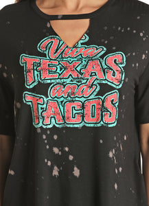 Rock and Roll Viva Texas and Tacos Tee