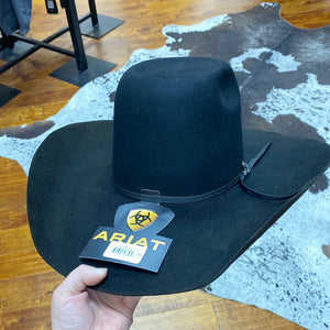 Neuf ! CHAPEAU DE COWBOY LAINE 2 X LAINE noir Ariat avec haut en brique Neuf ! CHAPEAU DE COWBOY LAINE 2 X LAINE noir Ariat avec haut en brique