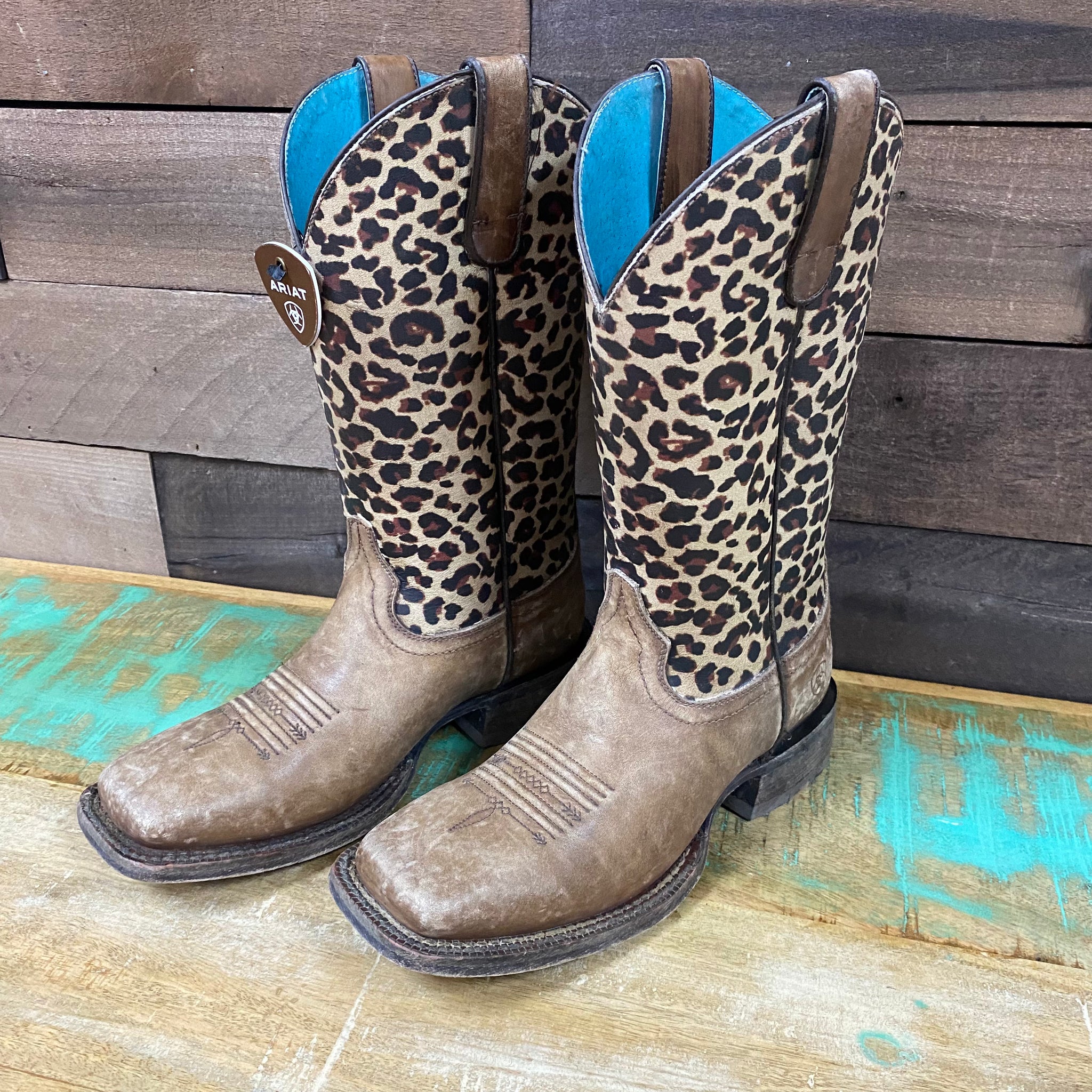 Ariat Leopard Circuit Savanna Western Boot Rustic Soul