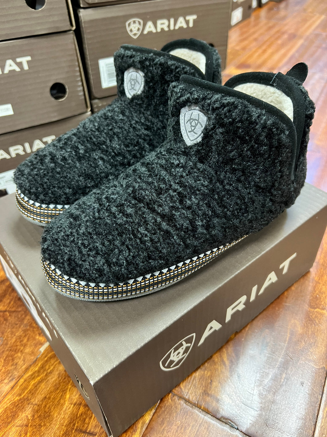 Women’s Ariat Black Bootie Slipper