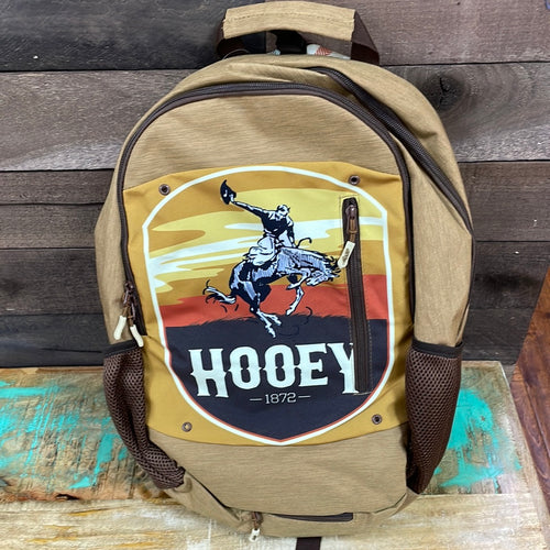 Hooey Backpack Tan Body with Cheyenne Logo