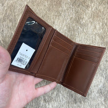 Load image into Gallery viewer, Twisted X Blk/Brn Trifold Wallet
