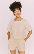 Load image into Gallery viewer, Very J Gauze Raw Hem Linen Set