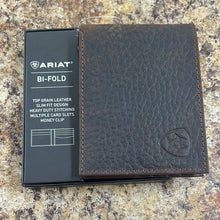 Load image into Gallery viewer, Dark Brown Leather Ariat Wallet