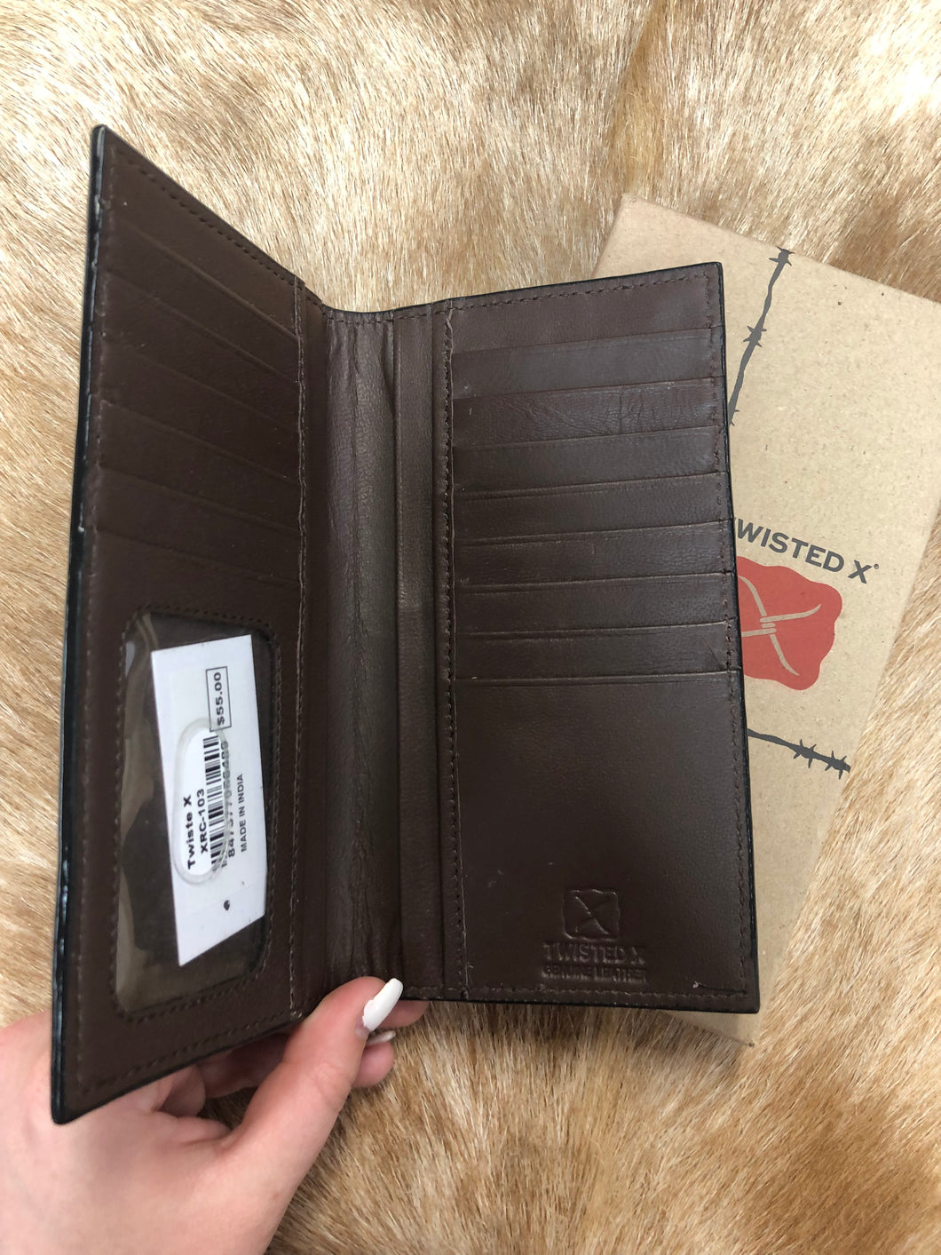 Twisted X Praying Cowboy Rodeo Wallet