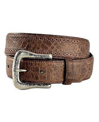 Ariat Croc Print Leather Belt