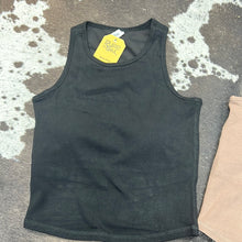 Load image into Gallery viewer, Ribbed Cropped Tank Top