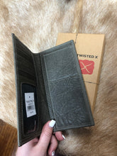 Load image into Gallery viewer, Twisted X Grey Elephant Stamped Rodeo Wallet