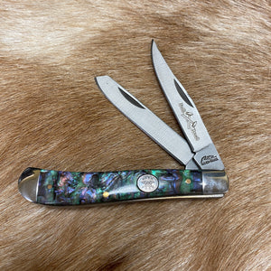 Purple Pearl 3.75" Trapper Knife