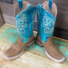 Load image into Gallery viewer, Girls Turquoise Butterfly Boot